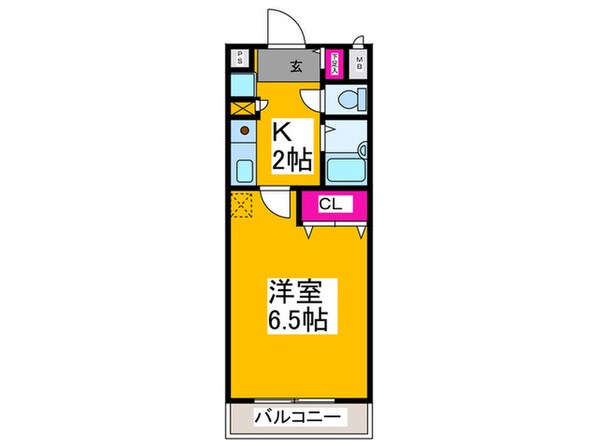 レイナ錦織の物件間取画像